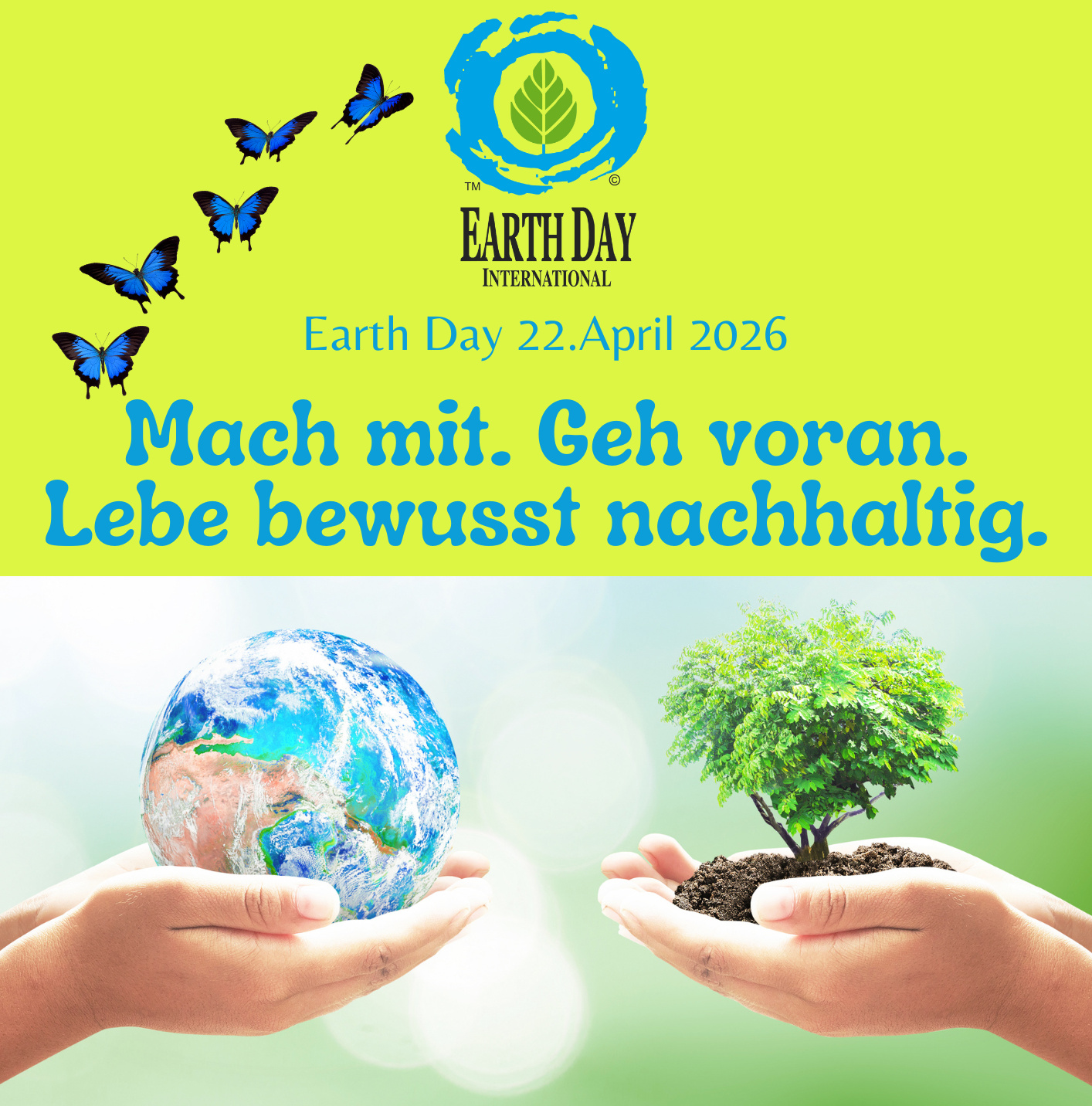 Du machst den Unterschied. Veränderung beginnt mit Engagement. Sei DU Teil der Veränderung!