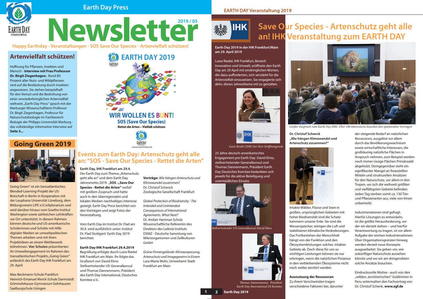 Earth Day Press Newsletter 05/2019